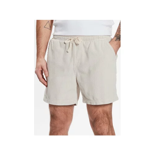 BDG Urban Outfitters Kratke hlače iz tkanine 74715673 Écru Straight Leg