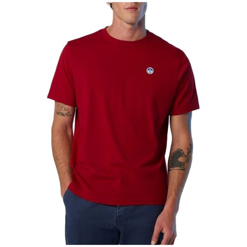 North Sails Majice s kratkimi rokavi T SHIRT SHORT SLEEVE Rdeča Slike