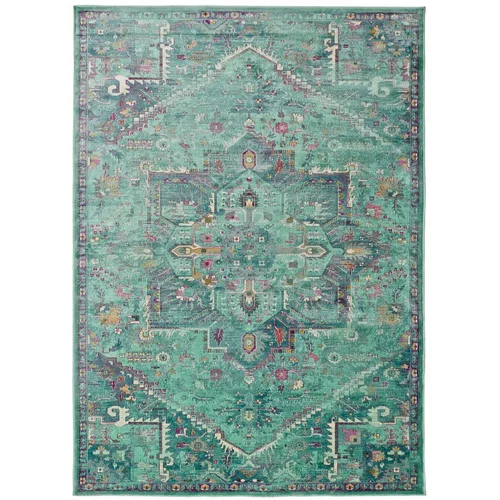 Universal zeleni tepih od viskoze Lara, 160 x 230 cm