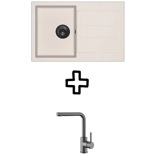 Aquasanita Set Tesa SQT101AW + Zora PVD Grafit/Silica Cijene