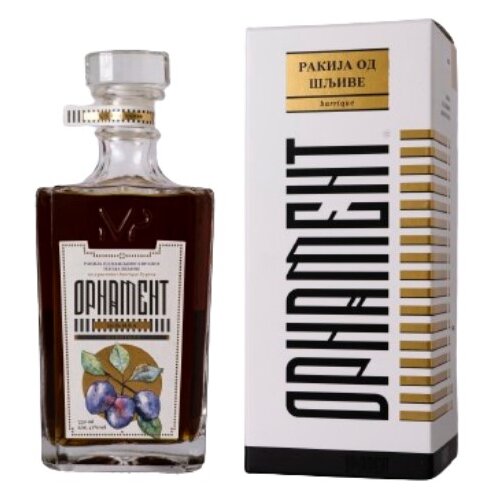 Ornament Rakija od &scaron;ljive sa ukrasnom kutijom, 0.75l Cene