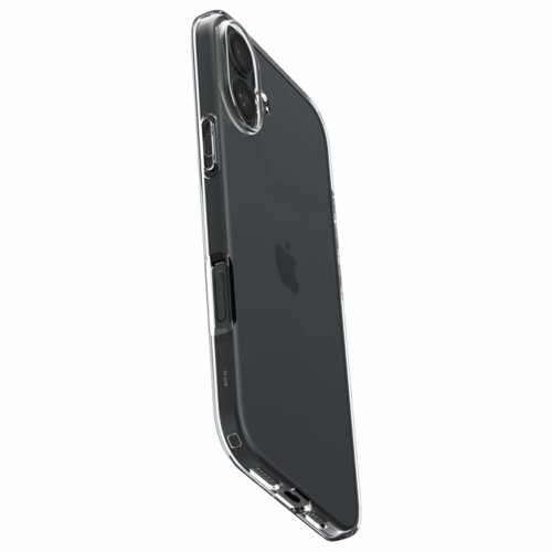 Spigen Liquid Crystal ACS08190 maska za iPhone 16 - Crystal Clear Slike