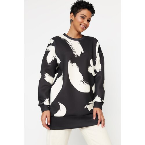 Trendyol Sweatshirt - Black - Regular fit Slike