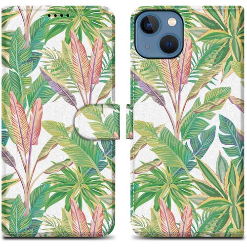 Cadorabo Ohi&scaron;je, združljiv z Apple - Design Green Rainforest &scaron;t. 8 - Za&scaron;čitni pokrov z magnetnim zapiranjem, funkcijo stojala in režo za kartico, (20595769) Cene
