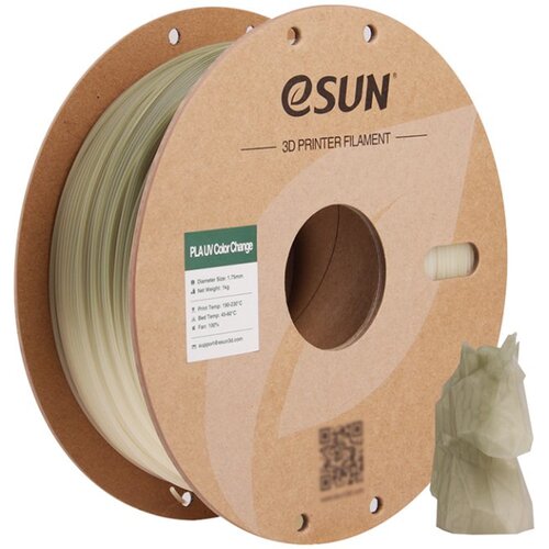 eSUN PLA-UV ZELENA (Color Change Green) 1kg 1.75mm PaperRoll (PLA-UV CC175UVG1P1 Cijene