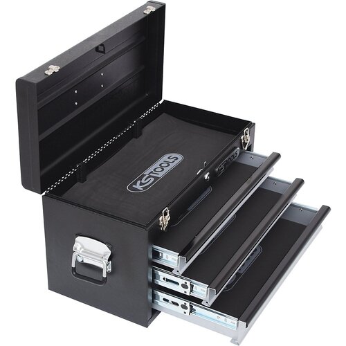 Ks Tools &amp;scaron;katla za orodje s 3 predali, dx&amp;scaron;xv 520 x 260 x 302 mm, črne barve Slike