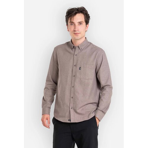 Reell Nordic Shirt light brown Slike