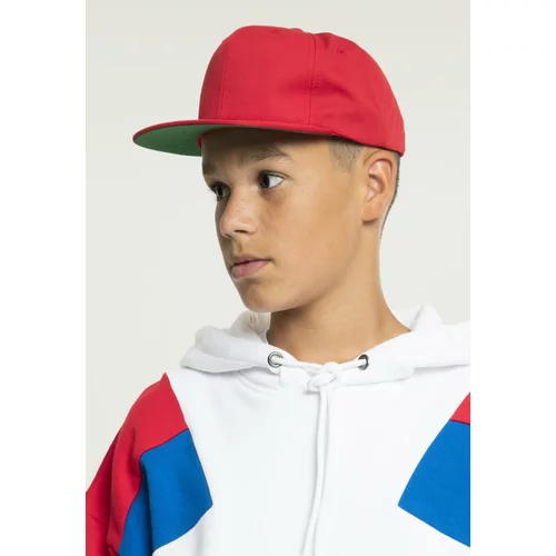 Flexfit Pro-Style Twill Snapback Youth Cap Red
