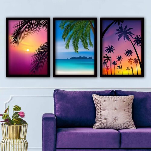 Wallity Set uramljenih slika 3SC130, 3 dijela Cijene