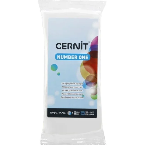 Cernit Polimerni masa White Opaque 500 g