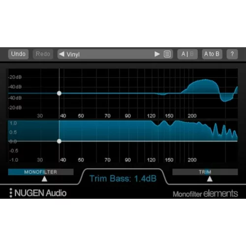 Nugen Audio monofilter elements > monofilter upg (digitalni izdelek)