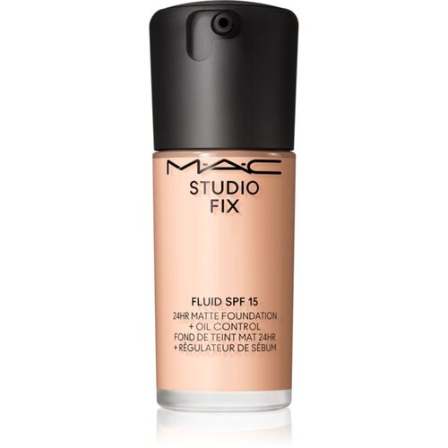 MAC Cosmetics Studio Fix Fluid SPF 15 24HR Matte Foundation + Oil Control matirajoči tekoči puder SPF 15 odtenek N18 30 ml Slike