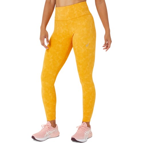 Asics runkoyo jacquard tight, ženske helanke za trčanje, žuta 2012C390 Slike
