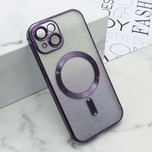  Futrola glitter magsafe za iphone 15/ ljubičasta Slike