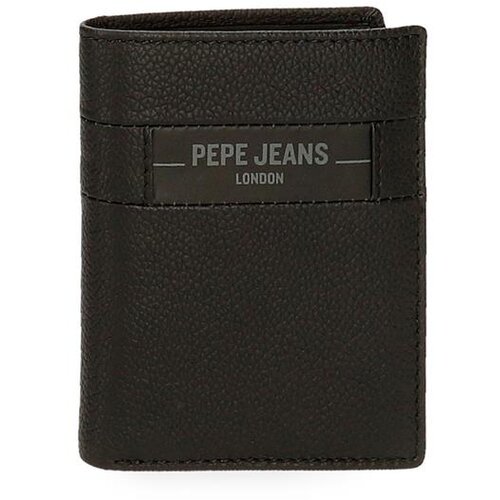 PepeJeans checkbox JET novčanik crna prirodna koža Slike