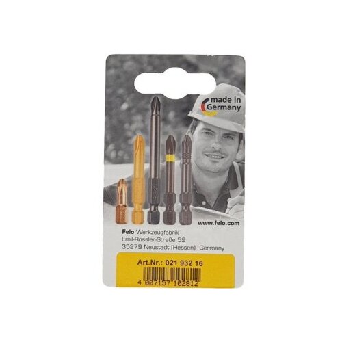 Felo bit industrial pozidriv PZ1/PZ2/PZ3 x 25 02193216 3 kom u blisteru Cene
