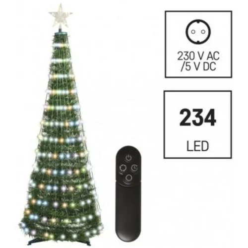 Emos lighting LED božična jelka s svetlobno verigo in zvezdo 1,5 m D5AA02