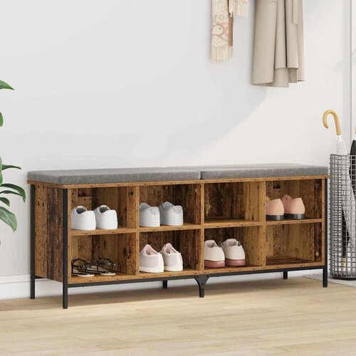  Ormar za cipele s policom Staro drvo 131 x 35 x 50 cm Cijene