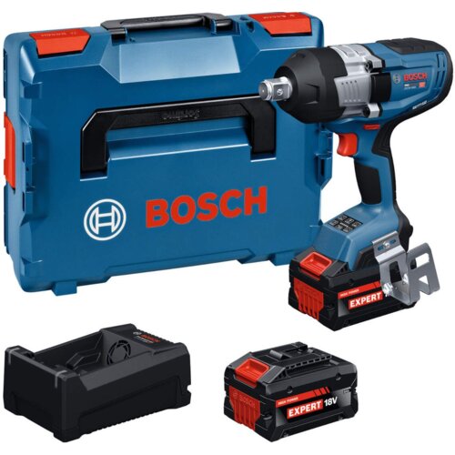 Bosch Professional akumulatorski udarni stezač GDS18V-1600H, 3/4", 1600 Nm, set s 2 baterije EXBA18V-80 i punjačem u L-BOXX-u Cijene