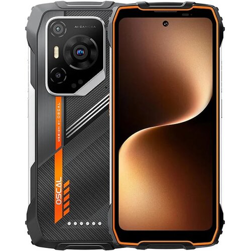 OSCAL Smart Rugged PILOT III , 6.78" OC/12GB/256GB/50MP/7500mAh 33W Black Cene
