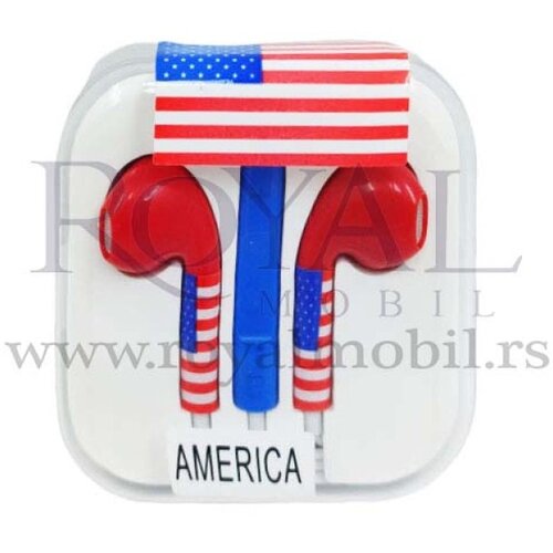  Handsfree Slusalice iPhone 4/5/6 America --A111 Cene