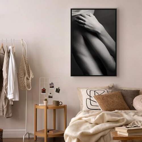  Slika - Support (1 Part) Vertical 40x60 U crnom drvenom okviru Cene