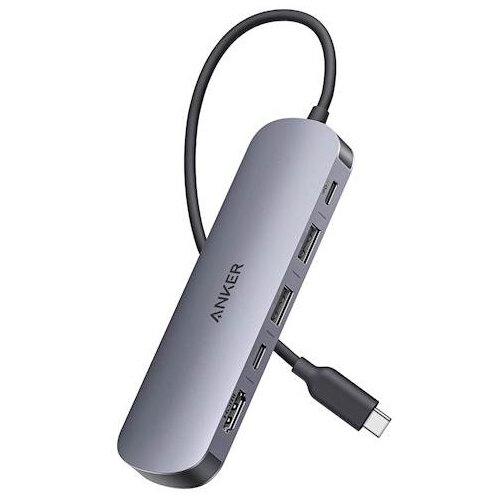 Anker Nano HUB USB‑C 7v1 4K HDMI siv - A83D2HA1 Cene
