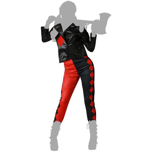  Svečana odjeća za odrasle Krvavi Harlekin Dama XL Slike