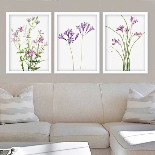 Wallity Set uramljenih slika 3BC_2613520, 3 Dela Cene