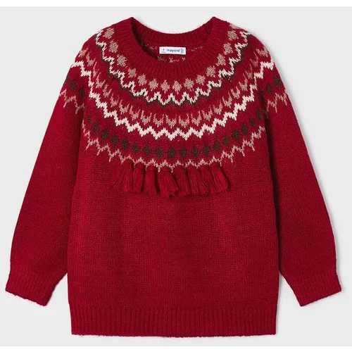 Mayoral Otroški pulover rdeča barva
