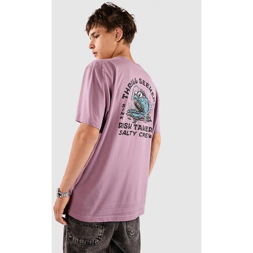 Salty Crew Angler Fish Monst T-shirt grape Slike