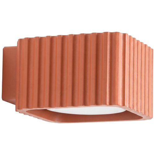 Sollux Lighting Stenska svetilka RIFF rdeča okra Gx53, (5000499378) Cene