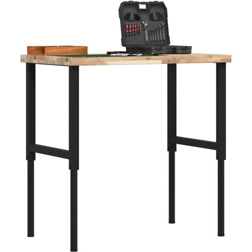  Radni stol 100x60x(73-99,5) cm masivno drvo bagrema pravokutni Cijene