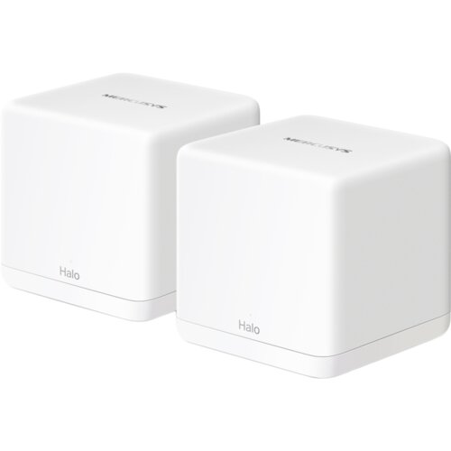 Mercusys Halo H60X (2-Pack) AX1500 Whole Home Mesh Wi-Fi 6 System,2-pack: 1× Halo H60XR + 1× Halo H60XS, 300 Mbps at 2.4 GHz + 1201 Mbps at 5 GHz,Halo H60XR: Internal Antennas, 3× Gigabit Po Cijene