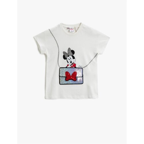 Koton T-Shirt - Ecru - Regular Slike