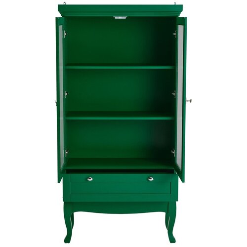 Ellos Home Zelena viseća vitrina od MDF-a 85x170,5x35 cm Prato &amp;ndash; Slike