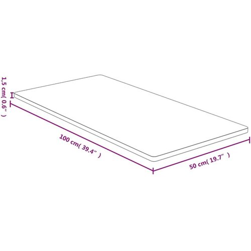  Stolna ploča 50x100x1 5 cm od bambusa Slike