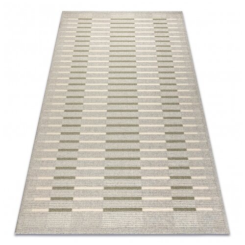RugsX FLUX 461.124.SA400 volnena preproga OSTA - geometrijska, strukturna, loft siva / zelena 135x200 cm, (5000227572) Cene