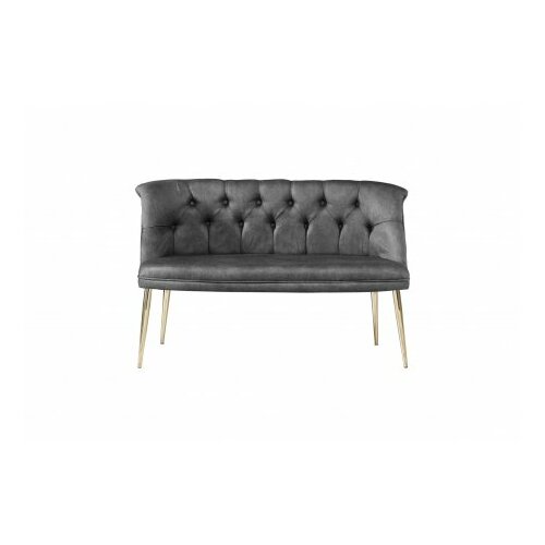 Atelier Del Sofa sofa dvosed roma gold metal grey Slike