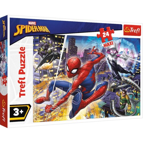 TREF LINE Neustra&amp;scaron;ivi Spiderman Maxi puzzle 24kom - Slike