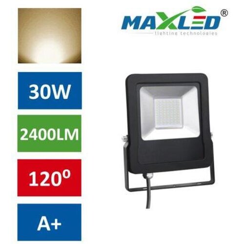 MAX-LED led reflektor star premium 30w toplo beli 3000k Cene