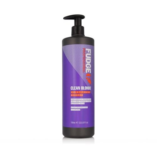 Fudge Professional Clean Blonde Violet-Toning Shampoo 1000 ml &amp;scaron;ampon svetli lasje za ženske Slike