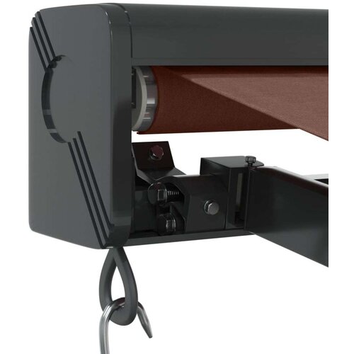 vidaXL Tenda na ručno uvlačenje smeđa 350 x 250 cm Cijene