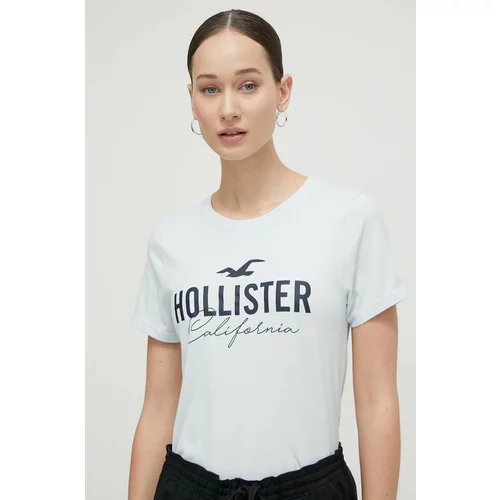 Hollister Co. Bombažna kratka majica ženski