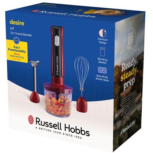 Russell Hobbs 27140-56 blender 1 L Portable blender 500 W Black, Red, Transparent Cijene