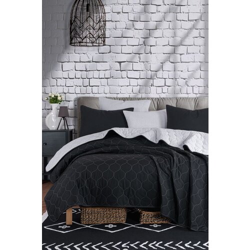 Lessentiel Maison komplet posteljine solid, 200x220, crni Slike