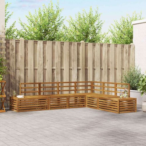  Set vanjskih sofa 6 Komad Prirodna Čvrsto drvo akacije Cene