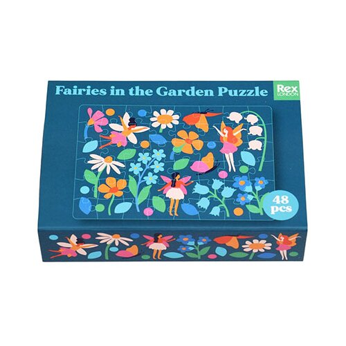 REX International Sestavljanka (število koščkov 48) Fairies in the Garden – Cene