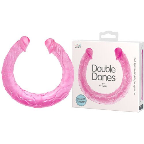 Baile Double dones - Dupli dildo pink Slike