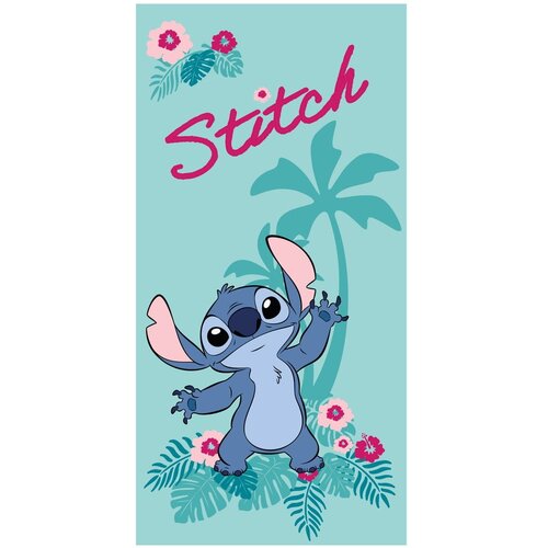 Jerry Fabrics Tirkizni dječji ručnik od mikrovlakana 70x140 cm Lilo and Stitch "Hawaii" – Cijene